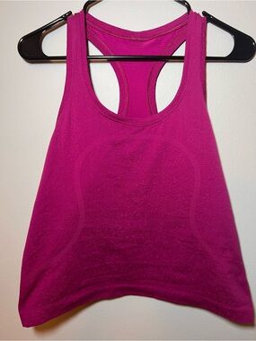 lululemon athletica Pink Magenta Racerback Tank Top